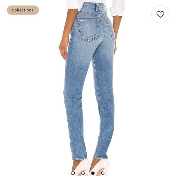 New SLVRLAKE Beatnik Straight Jeans Distressed Size 26 - Picture 6 of 16